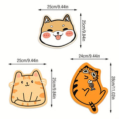 Cartoon Animal Shaped Leaf Non-slip Mouse Pad