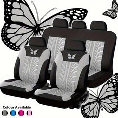 Ultra Soft Fabric 9-Piece Car Seat Cover Set