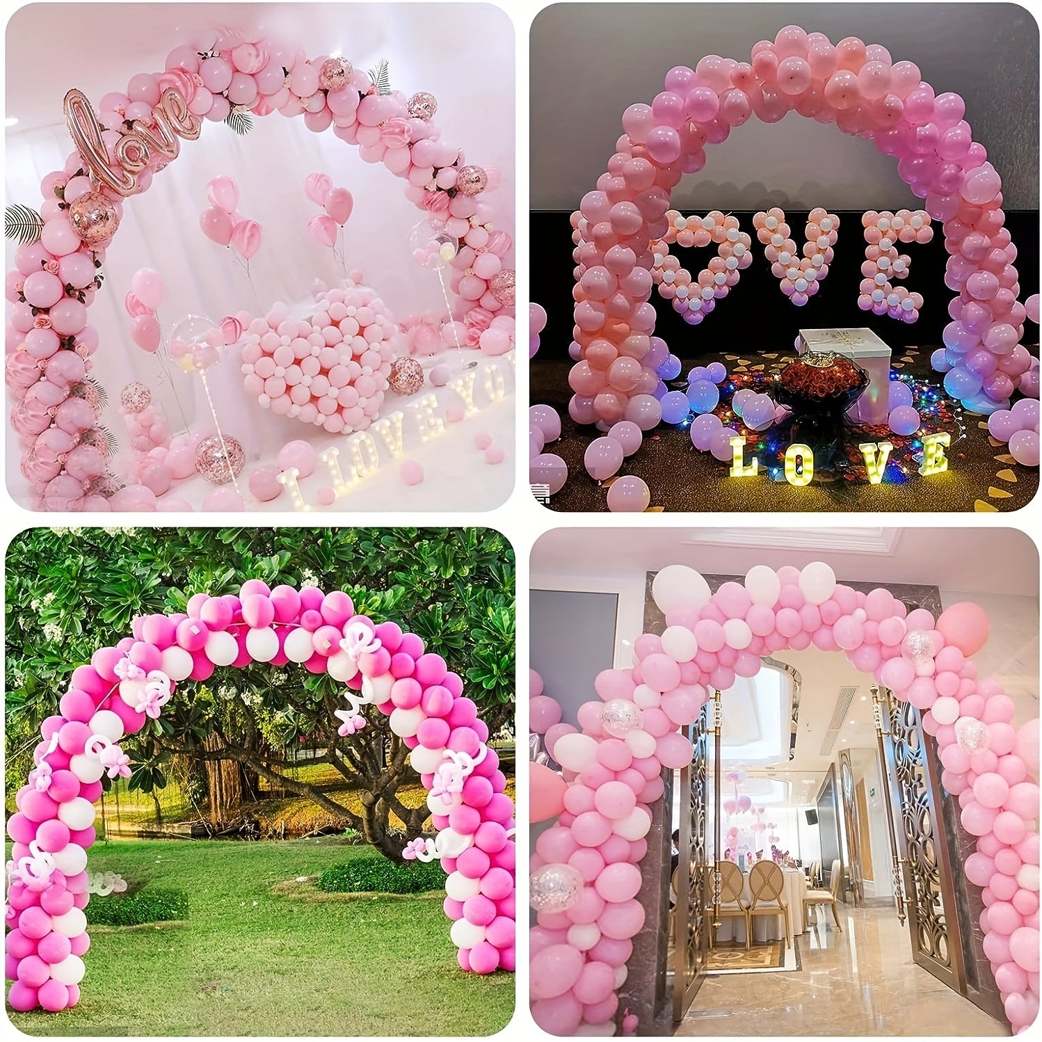 Balloon Arch Kit 274 Tall & 305 Wide Stand Weddings Birthdays