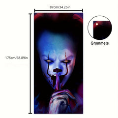 Clown Halloween Banner Trick Or Treat Horror Killer Decoration