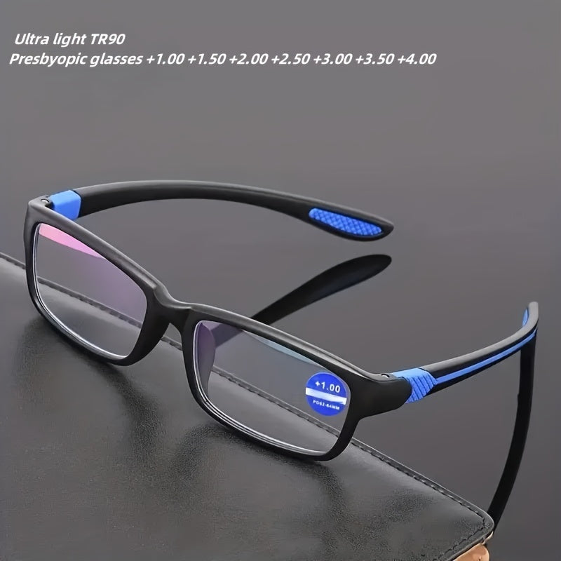 TR90 Reading Glasses Double Frame Against Blue Light Men Women
