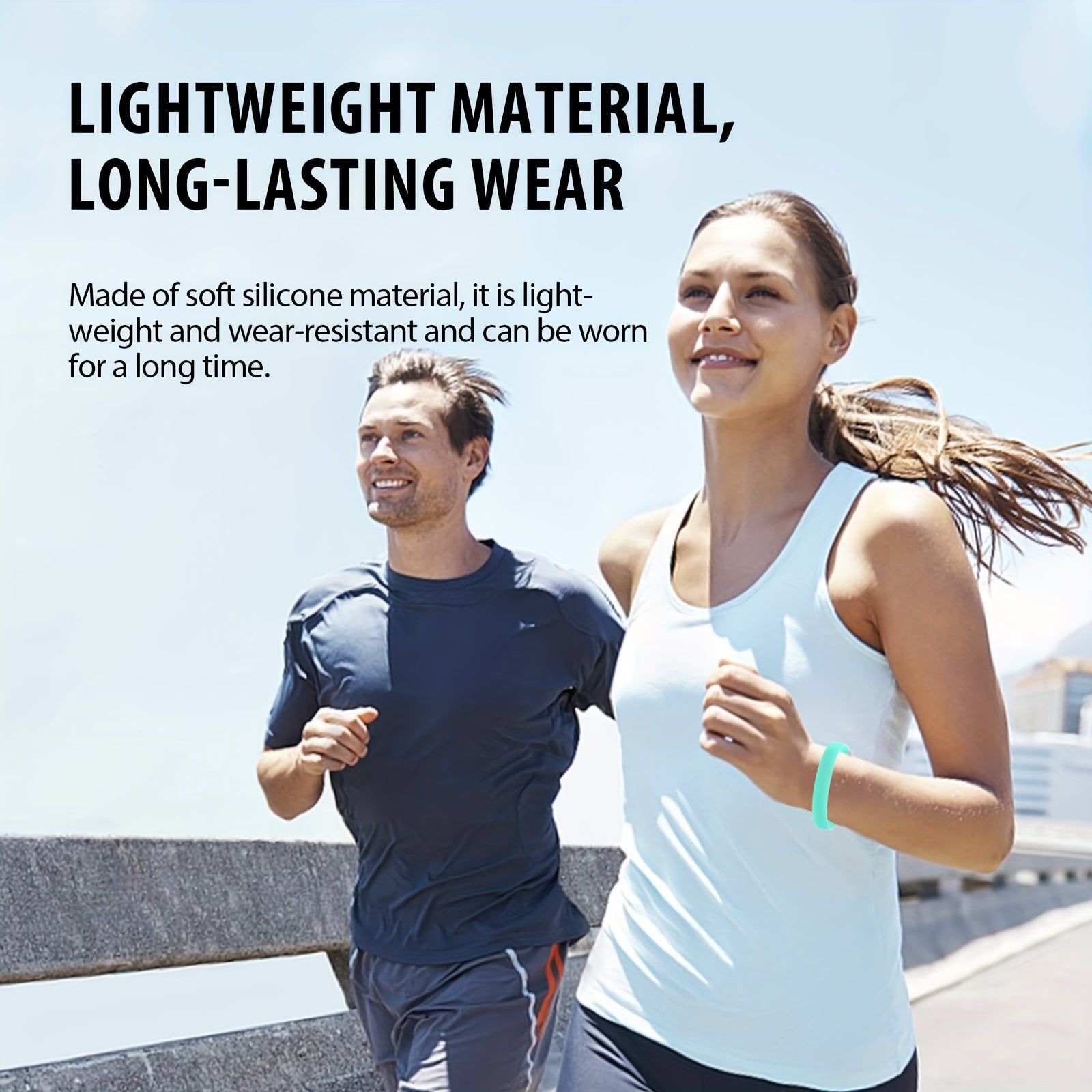 Sporty Soft Silicone Bracelet - Small Gift for Friends & Family