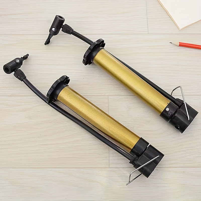 Portable Air Pump Kit Sports Balls Needle Nozzle Extension Hose