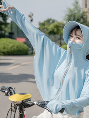 Women's Hooded Shirt Long Sleeve UPF 50 Protection