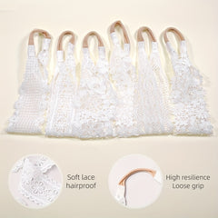 Soft Lace Floral Hair Bands For Newborns