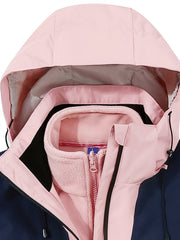 3-in-1 Detachable Outdoor Jacket with Zip Pockets