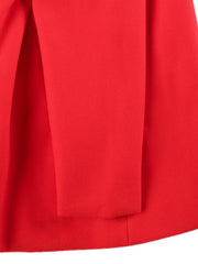 Solid Button Up Blazer with Pockets