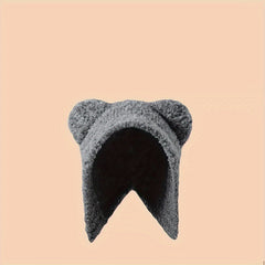 Bear Hat for Autumn/Winter: Ear Protection Plush Hat
