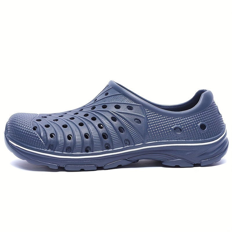 Men's Lightweight Comfy Clogs Hollow Out Non Slip Garden Shoes