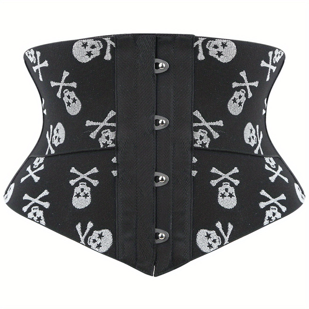 Skull Pattern Tummy Wrap Slim Girdle Belt Cincher Women's Underwear