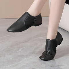Women's Soft Leather Indoor Exercise & Dance Shoes
