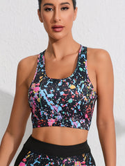 Printed Crop Tank Top for Summer