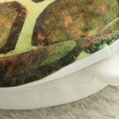 18in Realistic Stuffed Sea Turtle Plush Toy Ocean Life Tortoise Pillow