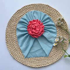 Baby Girls Flowers Decor Cap Soft Hair Wrap Head Accessories