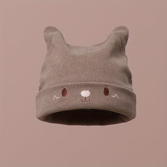 Knitted Beanie Hat Cartoon Rabbit Ears Warm Hat