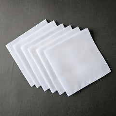 12 Pack Men's Handkerchiefs Soft Lightweight Suits Absorbent Christmas Gift