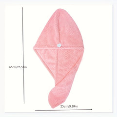 Coral Velvet Hair Towel Soft Hair Drying Cap