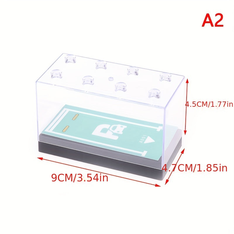 1pc Toy High With Fasteners For 1 64 Diecast Model Car Display Storage Box