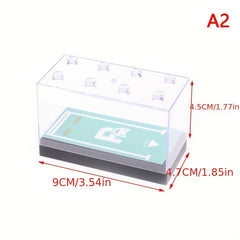 1pc Toy High With Fasteners For 1 64 Diecast Model Car Display Storage Box