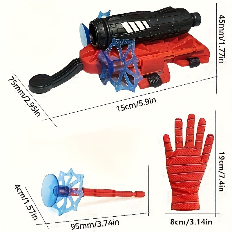 Spider Launcher - Rope Spitting Spider Toy for Outdoor Parties