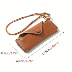 Minimalist Solid Glasses Storage Pouch Lightweight Dustproof Organizer
