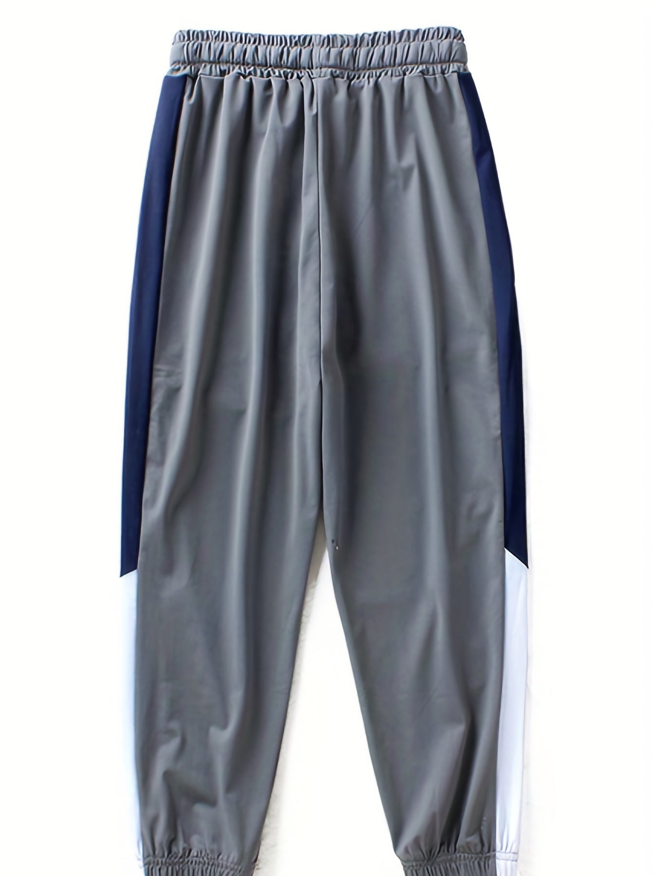 Boys Casual Block Ice Silk Long Pants Spring Autumn Kids Clothing