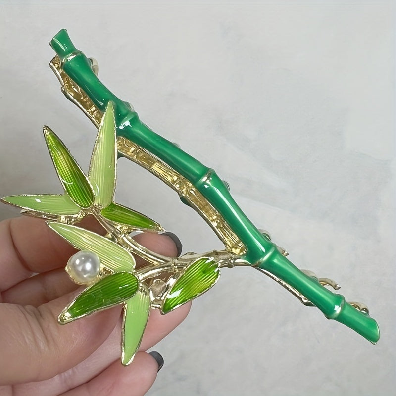 Vintage Flower Hair Claw Floral Claw Clips Ponytail Holder Hair Accessorie