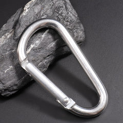 Aluminum Climbing Hook D Carabiner for Camping Hammocks 2.5"