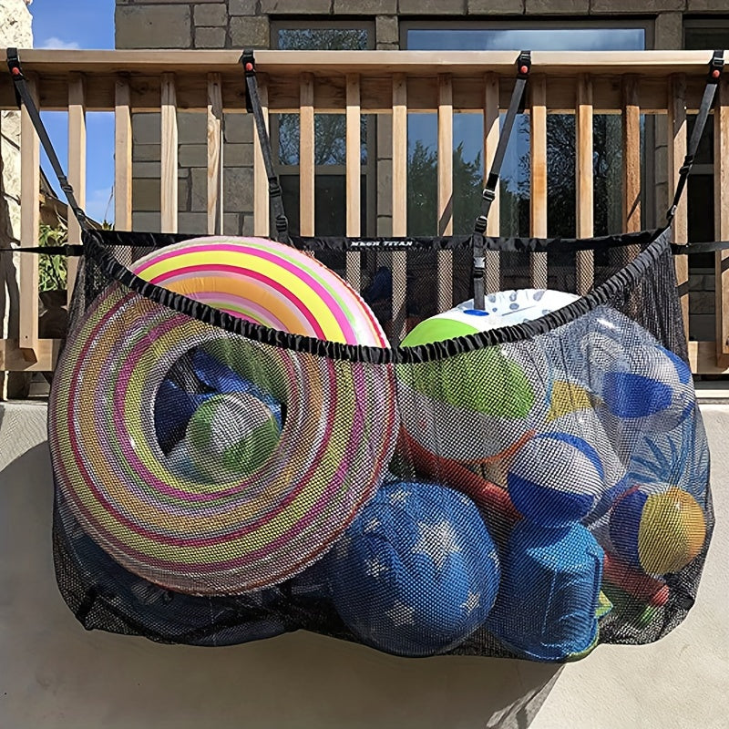 Large Capacity Pool Storage Mesh Bag Swimming Pool Supplies