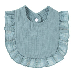 Cute Baby Ruffle Trim Bib - Ideal for Little Ones