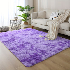 Tie Dye Soft Shaggy Rug 4x6 Feet