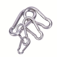 Stainless Steel Carabiner Snap Hook for Keychain and Outdoors