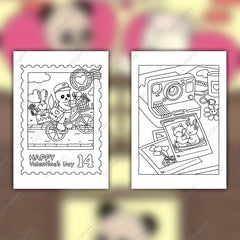 Deluxe Betty and Friends Coloring Book for Adults - 22 Thickened Pages