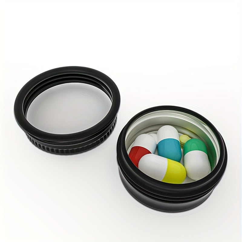 Portable Sealed Pill Box Dispenser Medicine Storage Box