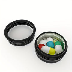 Portable Sealed Pill Box Dispenser Medicine Storage Box