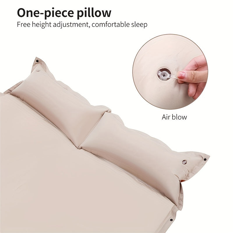 Outdoor Double Inflatable Mattress - Moisture Proof & 1 2in Thick