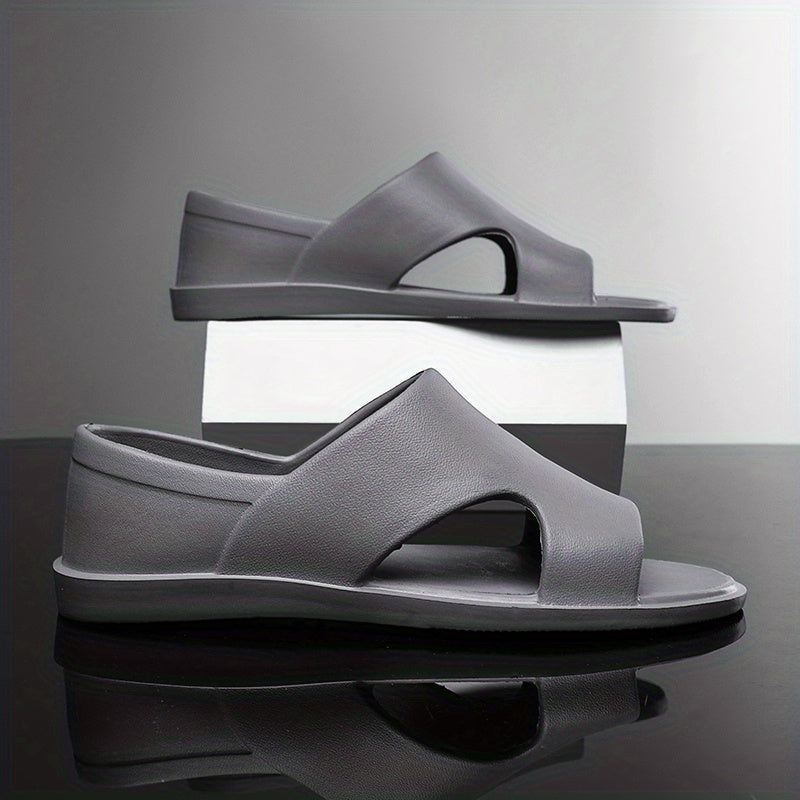 Men's High Heels Sandals Quick Dry Open Toe Beach Shoes