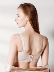 Floral Lace Push Up Bra Wireless Lingerie