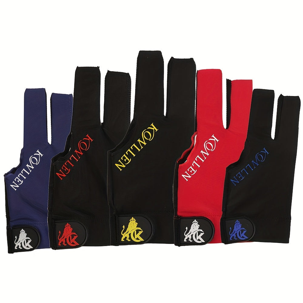 KONLLEN Billiard Gloves Left Right Pool Fingerless Snooker Glov