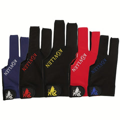 KONLLEN Billiard Gloves Left Right Pool Fingerless Snooker Glov