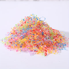 1000pcs Girls Mini Hair Ties Set Colorful Elastic Hairbands