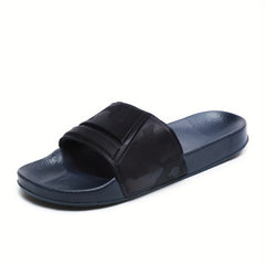 Men's Camo Slip On Platform Slides Comfort Slippers
