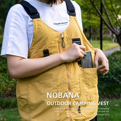 Quick Drying Waistcoat Satchel for Outdoor Camping Fishing