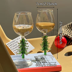 300ML Christmas Tree Goblet Wine Cup Party Supplies Christmas Gift