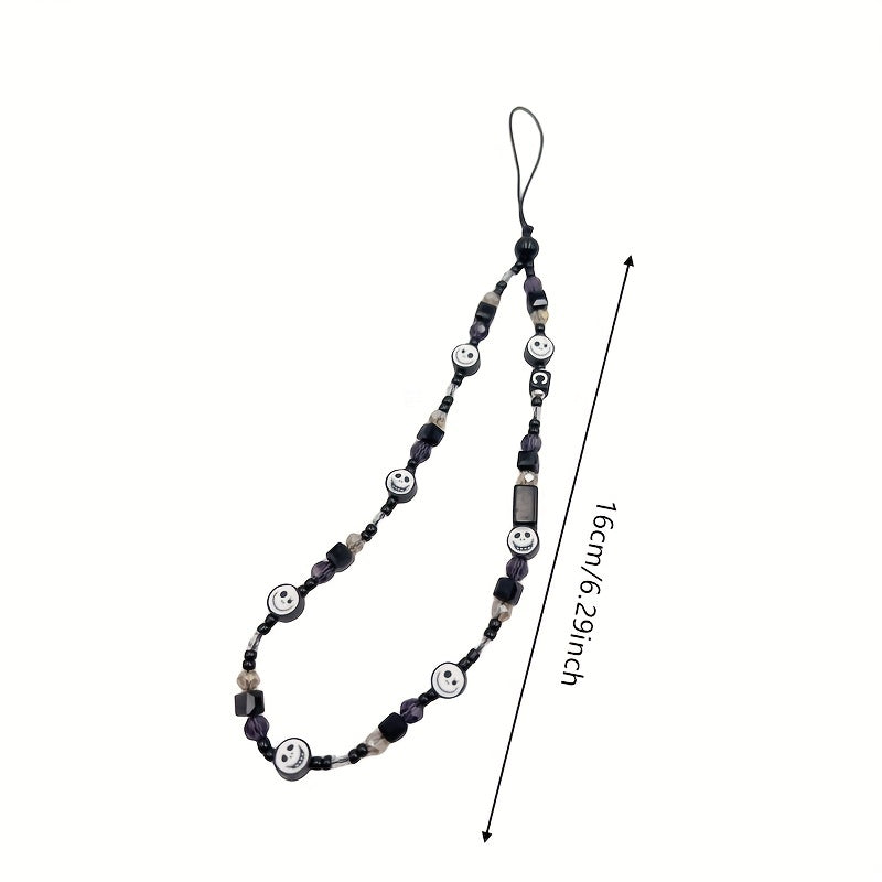 Halloween Ghost Face Phone Chain - Anti-lost Mobile Phone Accessory