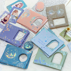 15pcs Peninsula Garden Series DIY Notepad, Journal Decorations