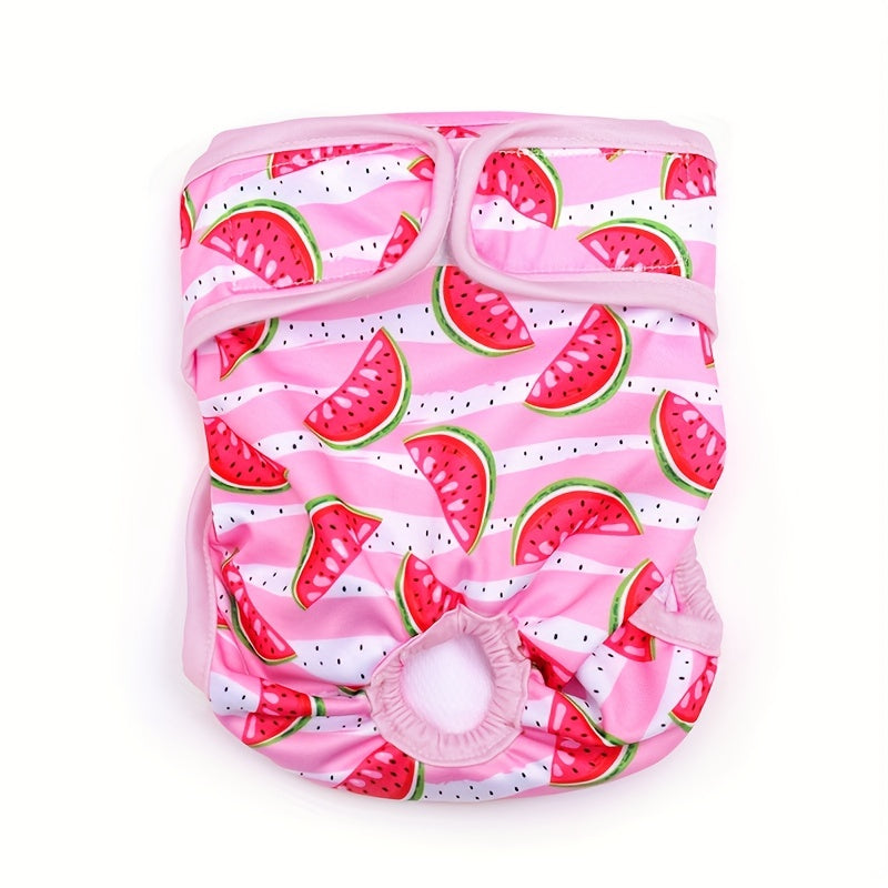 Reusable Washable Female Dog Diapers Dog Physiological Pants Diapers Print