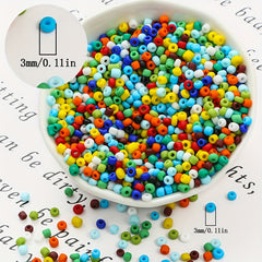 690pcs Solid Matte Rice Beads Jewelry Making