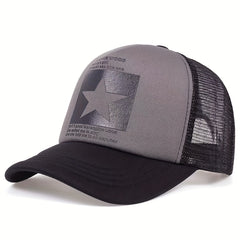Pentagram Breathable Baseball Cap Mesh Cap