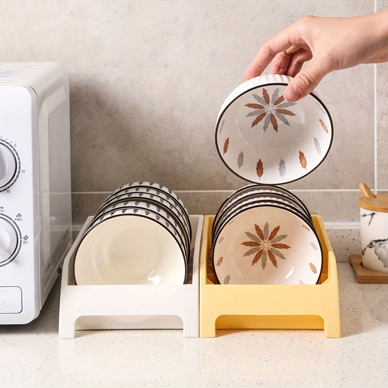 Space Saving Dish Draining Rack Cabinet Storage